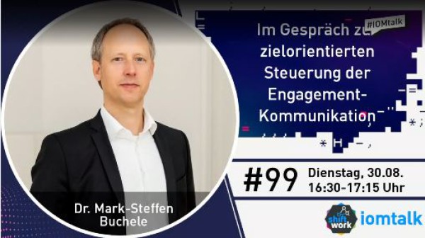 Mark-Steffen Buchele zu Gast beim IOMTalk