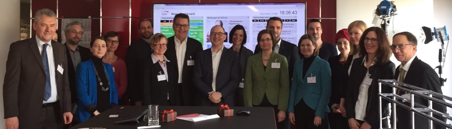 DPRG-Arbeitskreis zu Gast im GDV-Newsroom | buchele cc